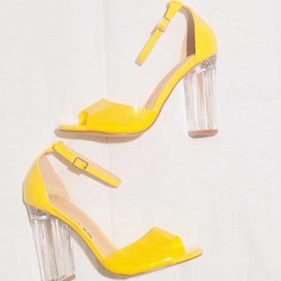 Liliana Shoes - 💥New Liliana Yellow Peep Toe Heels